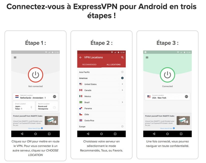 Installer ExpressVPN sur Android
