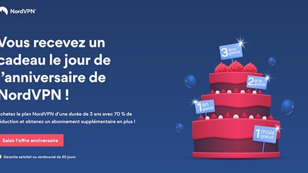 Anniversaire De Nordvpn Decouvrez La Promotion Pour Le Mois A Venir